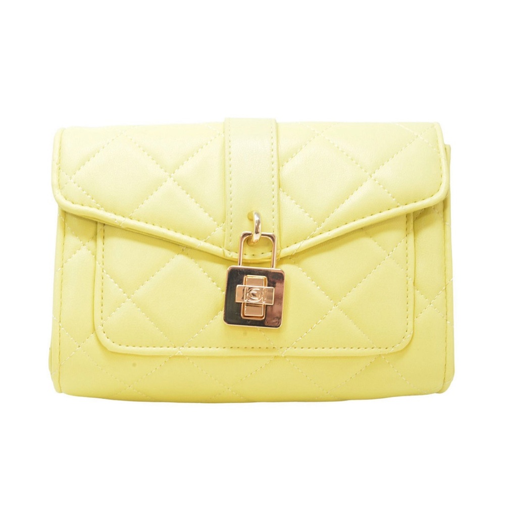 NWT bebe Kellen Crossbody Lemon